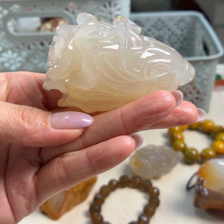 玛瑙/玉髓未镶嵌吊坠(不含链)