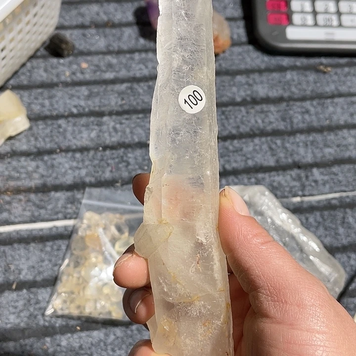 水晶耳饰未镶嵌媛*水晶