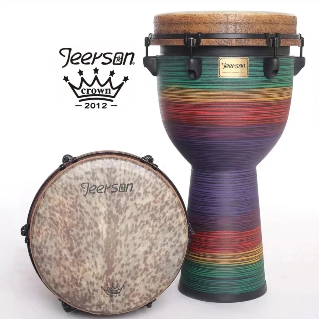 杰尔森12寸非洲鼓流行伴奏功能流行伴奏专用（送系统课程鼓架）