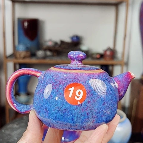杯认***好原矿釉手工制作钧瓷