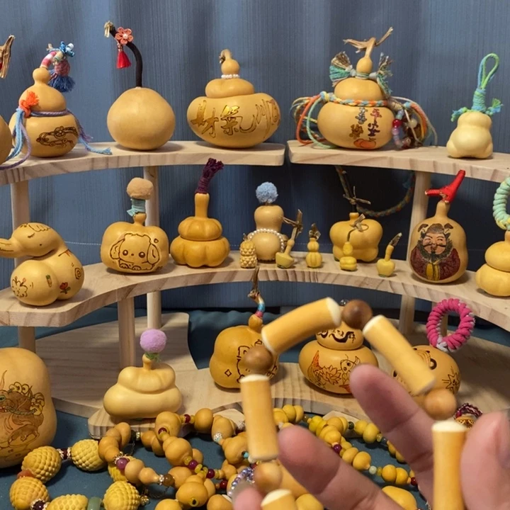 牛骨镶嵌杆子手串