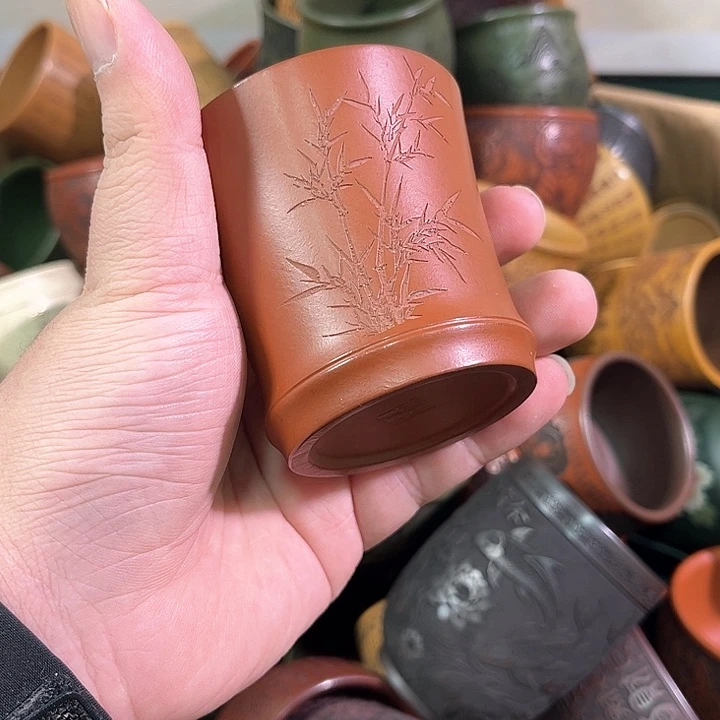 茶杯紫砂全手工紫砂主人杯