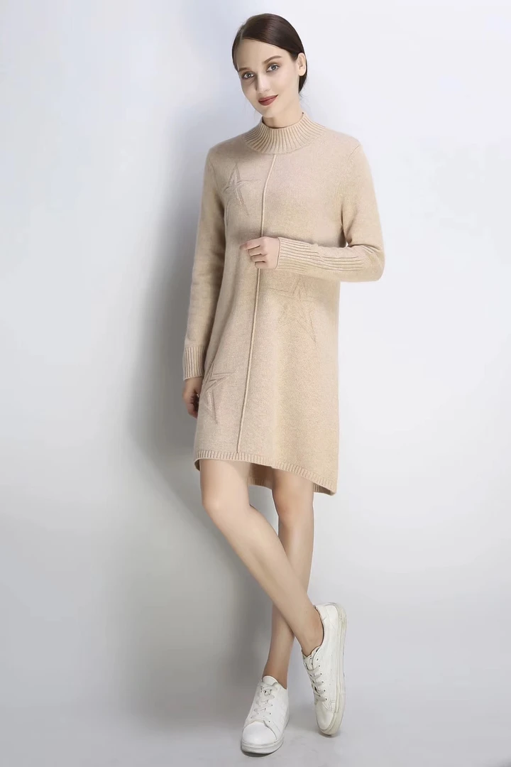 针织裙子宽松显瘦