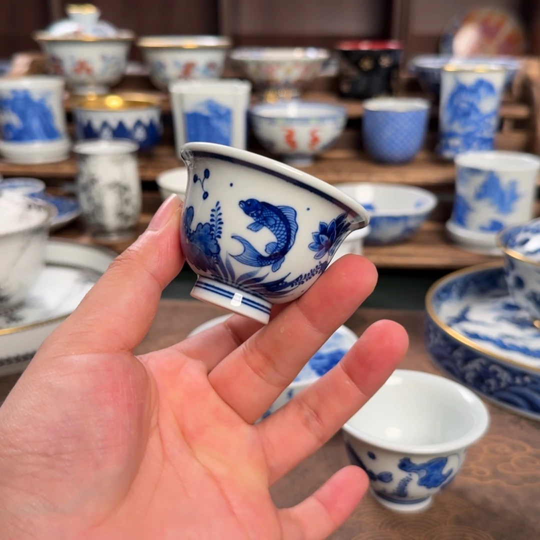 纯手工手绘陶瓷茶具