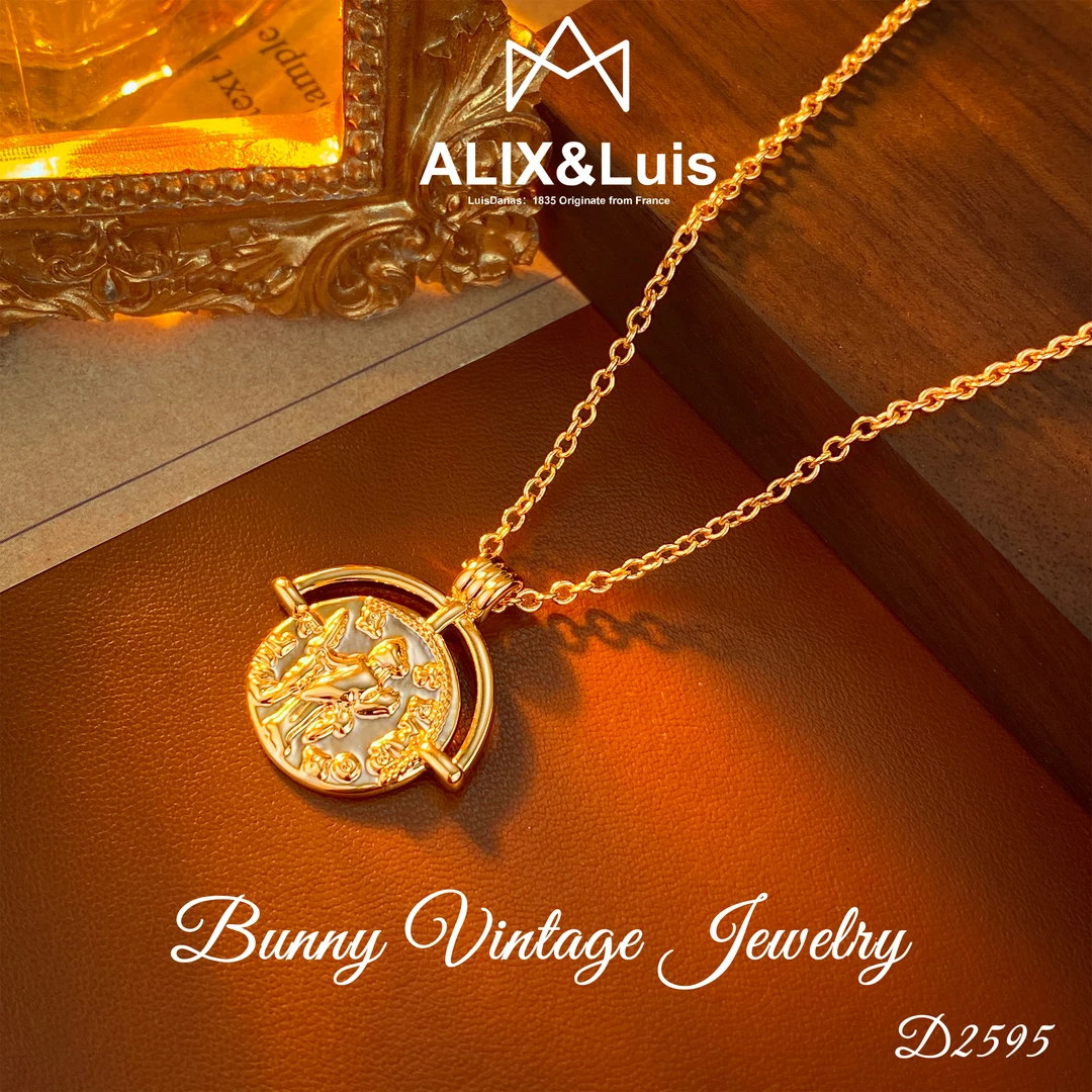 镀K金 D2595法【战神徽章】 ALIX Luis Danas 项链