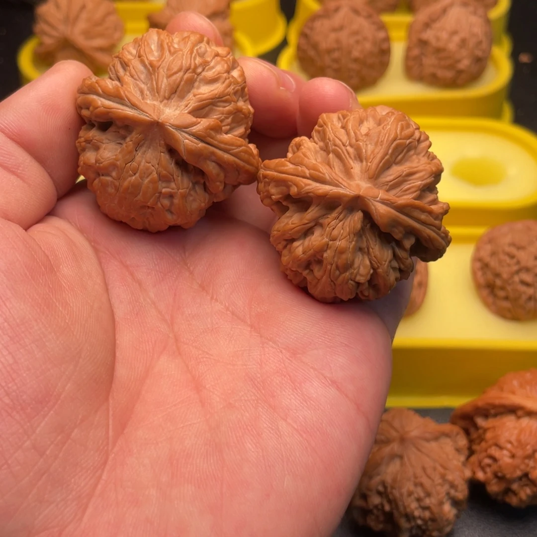 吊坠文玩核桃红锦鲤43