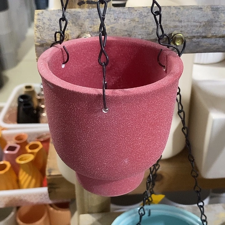 摆件陶盆有孔 微瑕介意勿拍