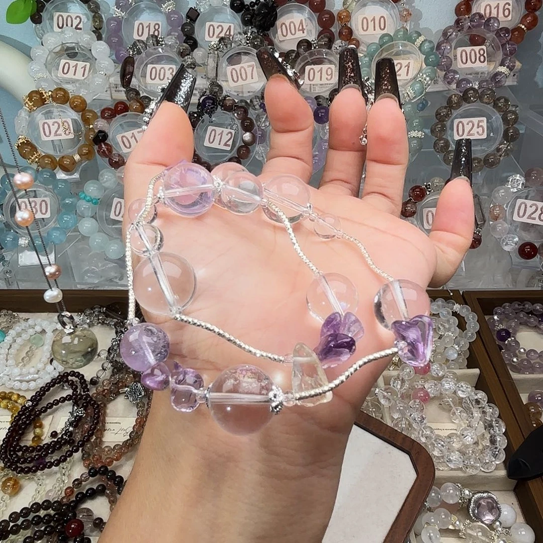 银S925镶嵌手链水晶