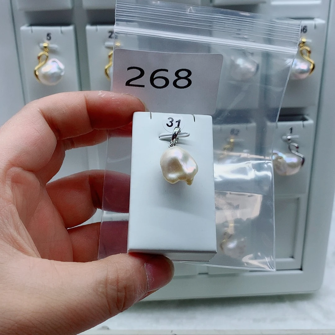 吊坠(不含链)合金淡水珍珠