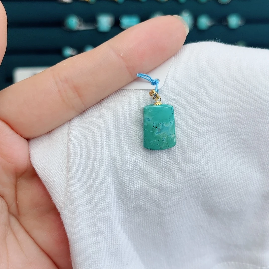 绿松石18K金镶嵌绿松石