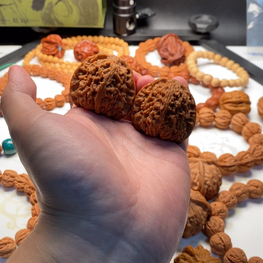 J***r手串文玩核桃43南疆石狮子头