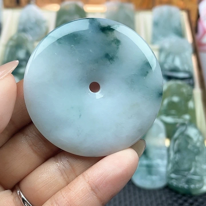 颈饰未镶嵌翡翠翡翠平安扣