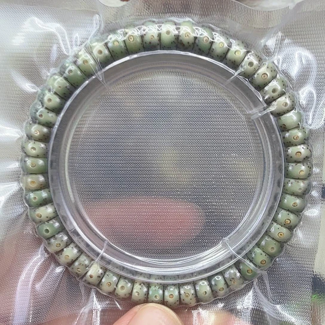 星月菩提手串67高端糯冰星月菩提单圈9×4
