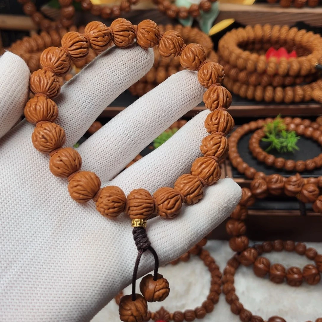 桃核手串14精品小金豆