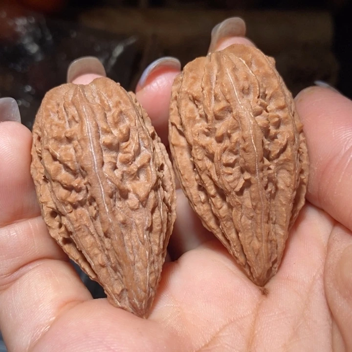 把件文玩核桃东北楸子小雪67