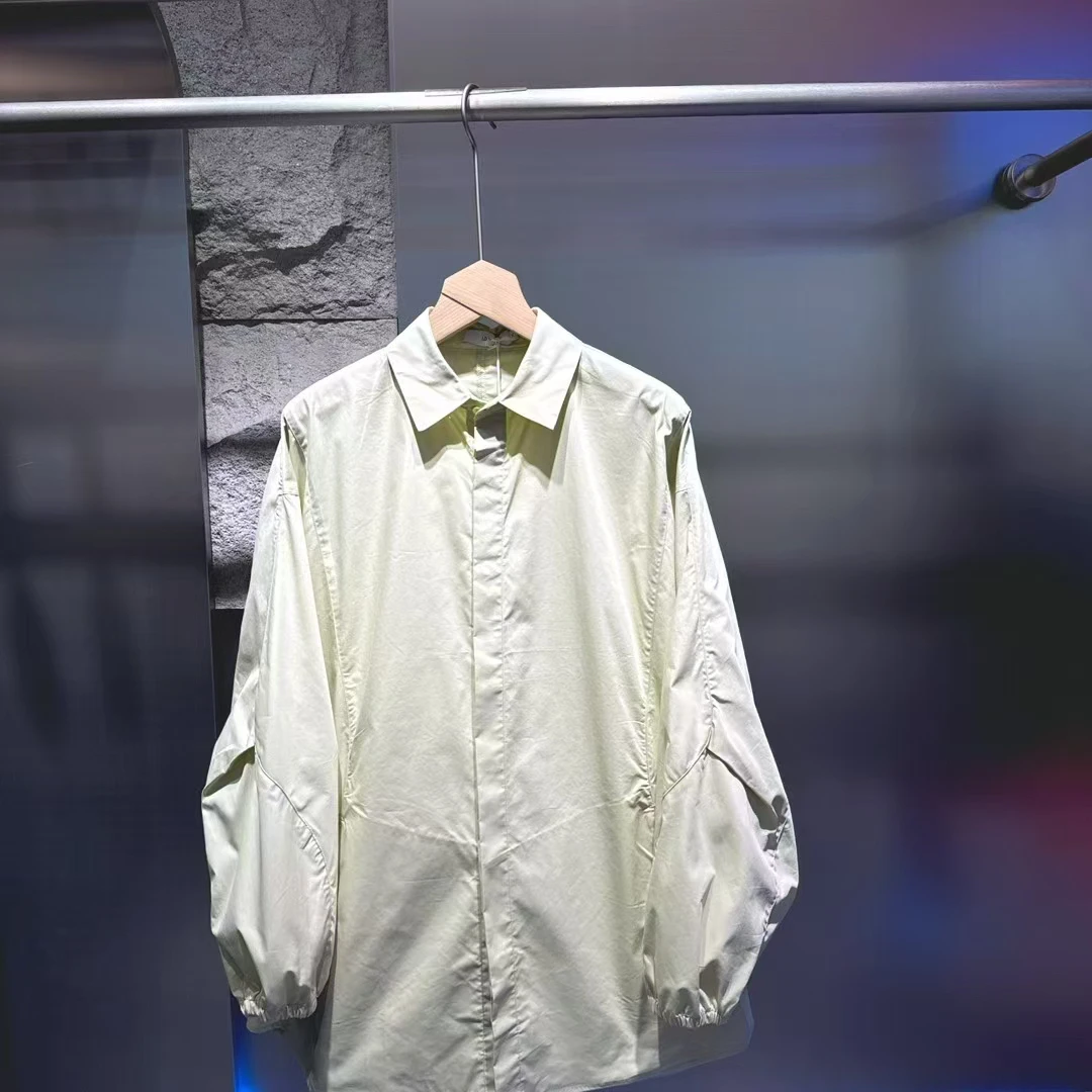 翻领衬衫外套长袖休闲宽松可内搭可外穿男女同款