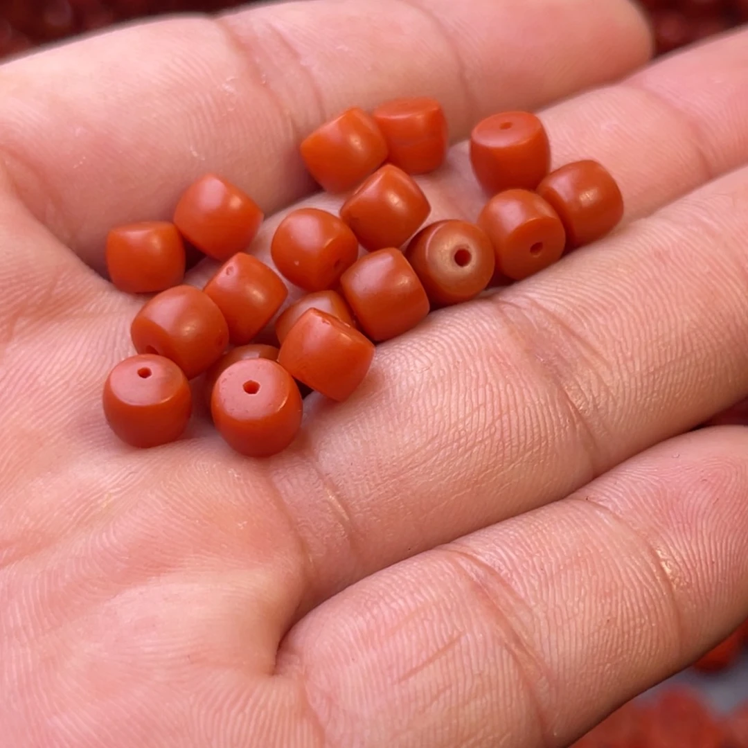 南红玛瑙瓦西精工直切单珠卡6➕多样性发货其一未镶嵌