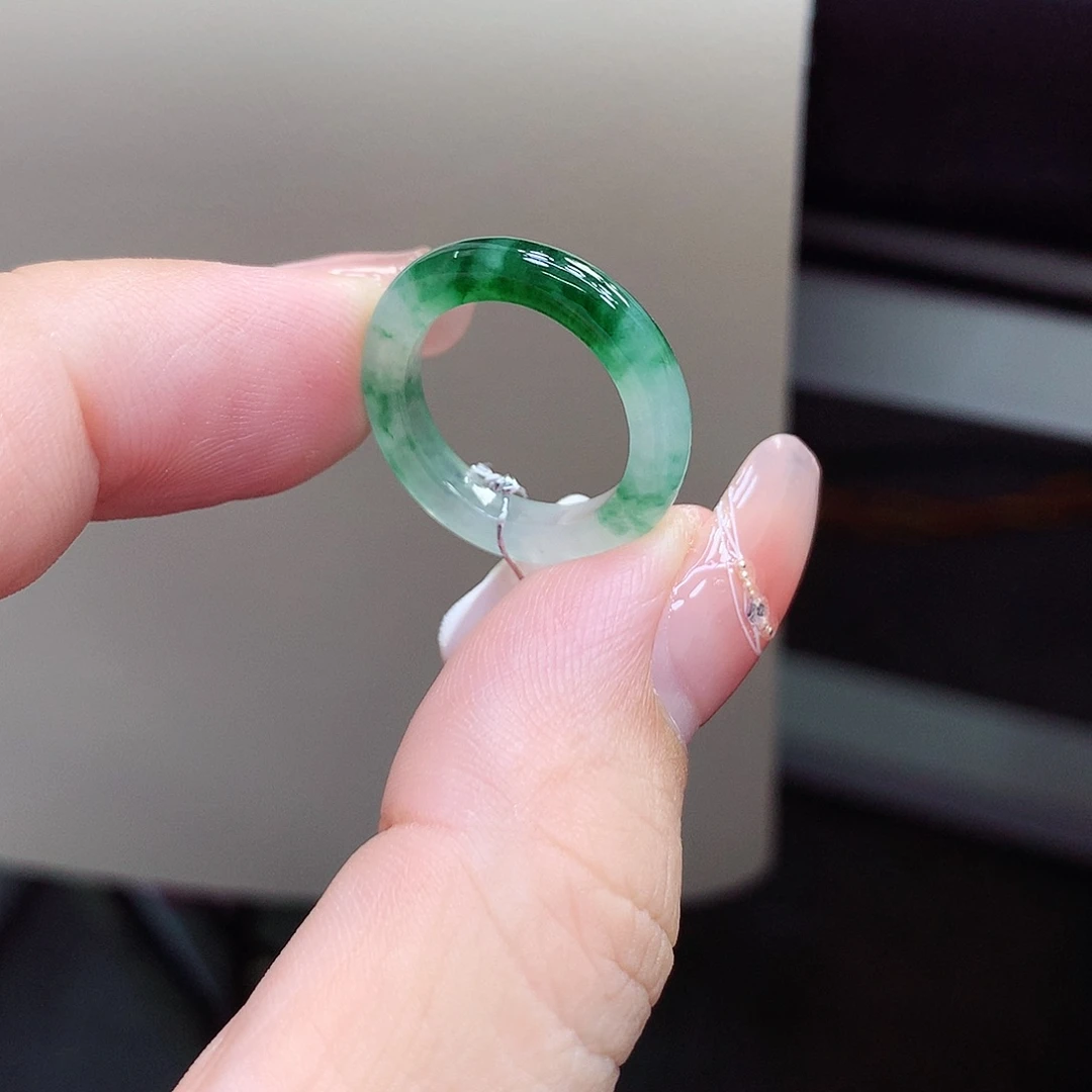 未镶嵌戒指翡翠8号