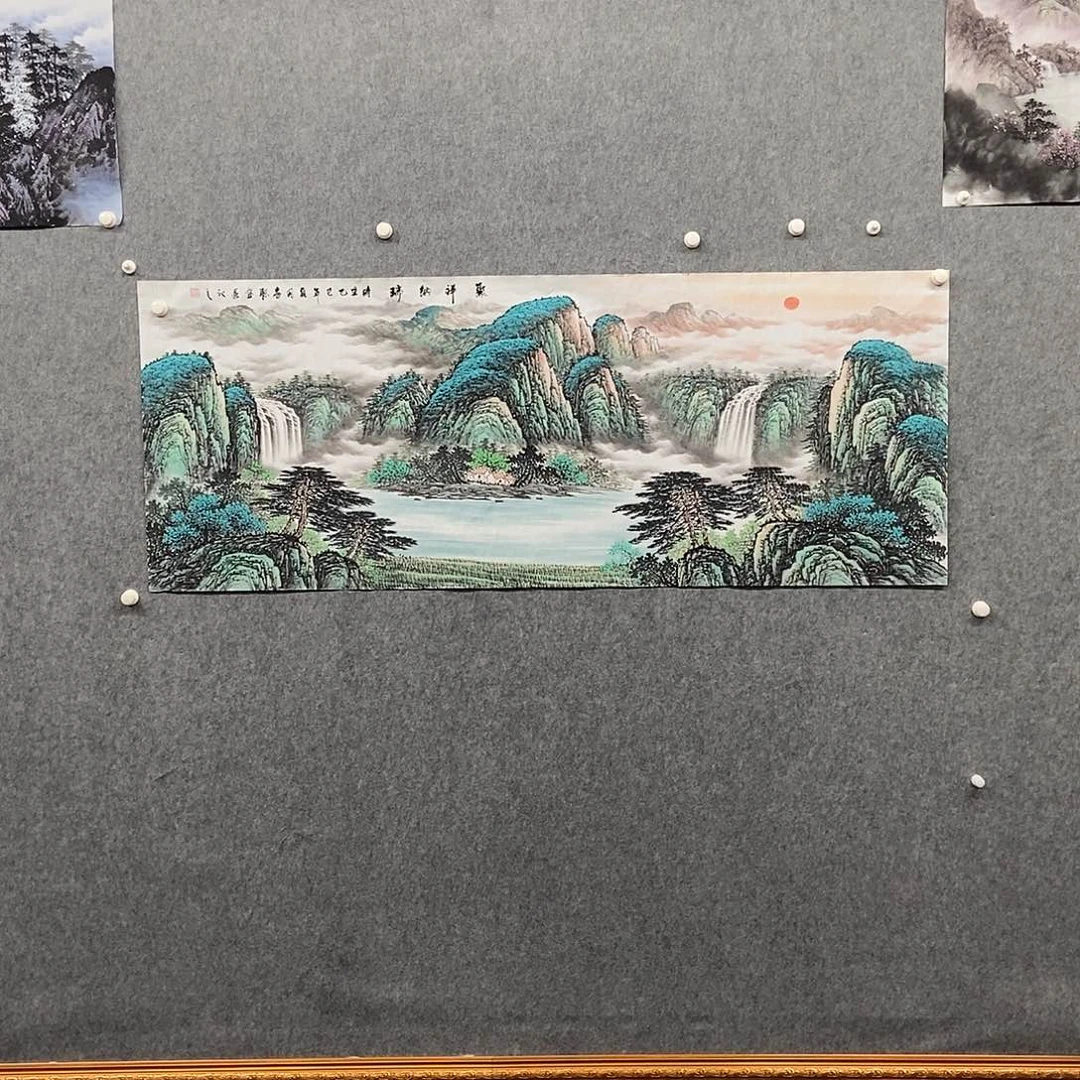 国画小六尺山水一幅