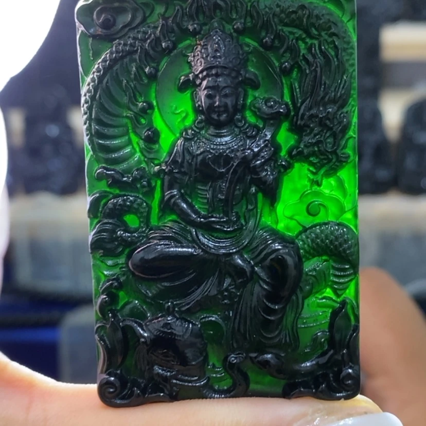 【闪购商品】蛇纹石玉未镶嵌颈饰