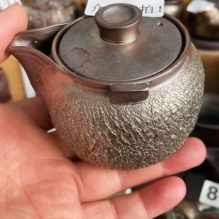 茶杯紫砂柴烧纯手工486