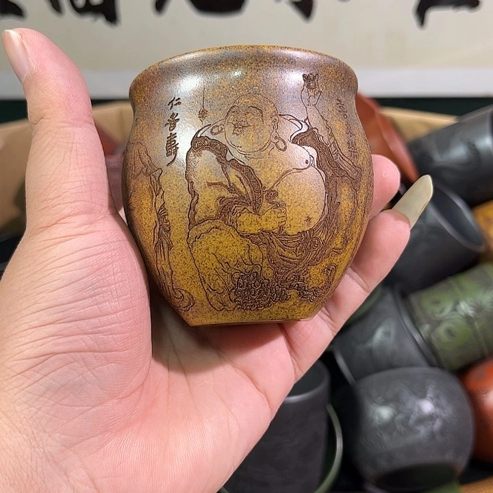 茶杯紫砂全手工紫砂主人杯