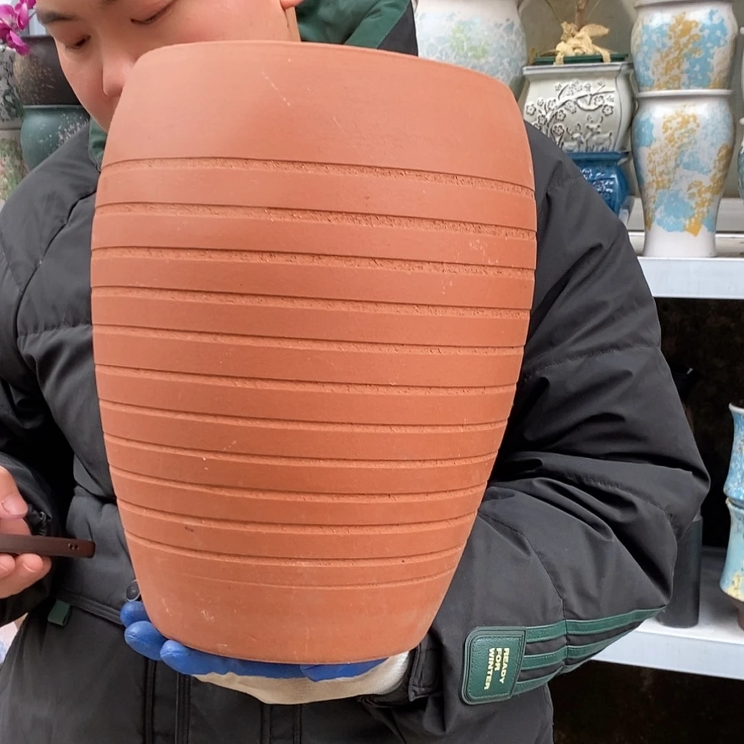 紫砂花盆口22高33福利