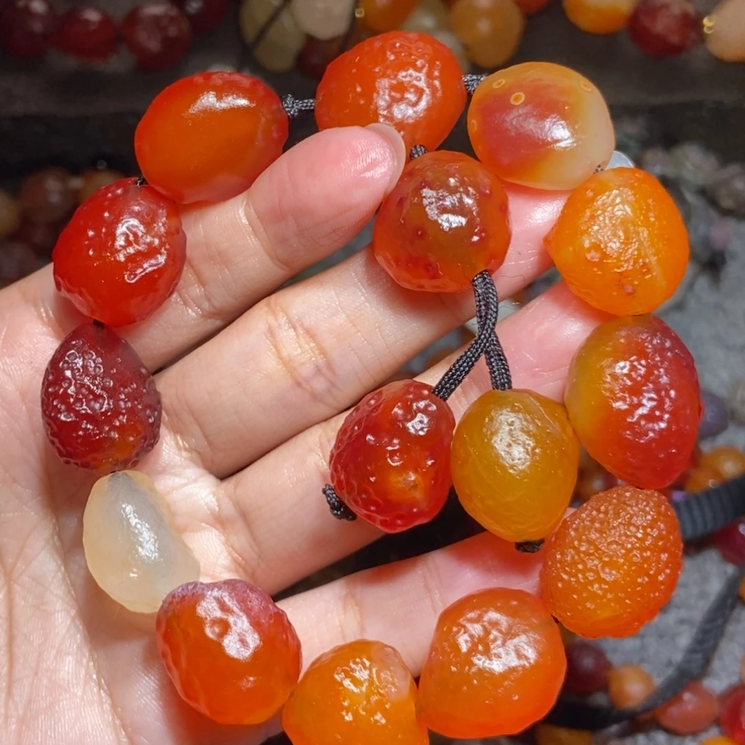 未镶嵌玛瑙/玉髓珠宝半成品