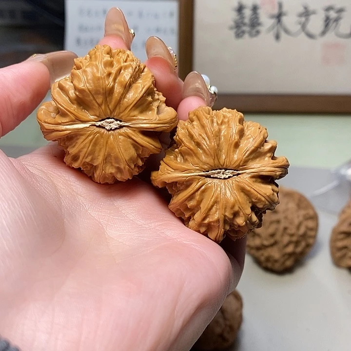 把件文玩核桃41白狮子