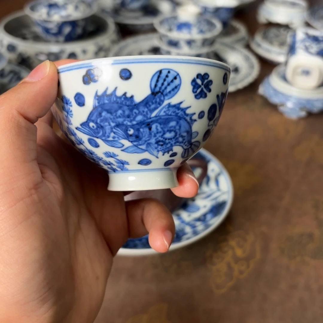 瓷片景德镇手绘茶器
