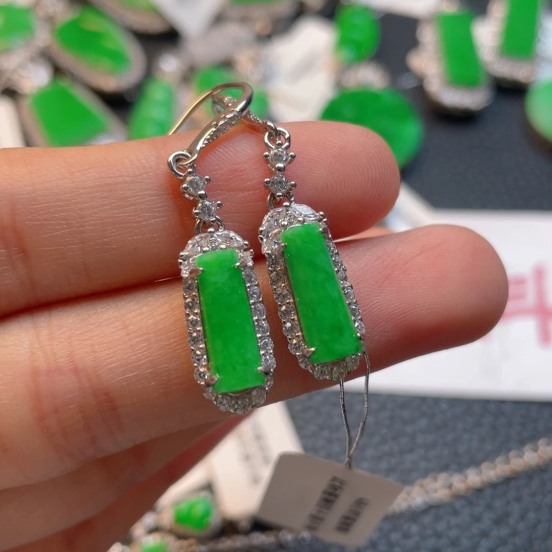 翡翠银S925镶嵌颈饰