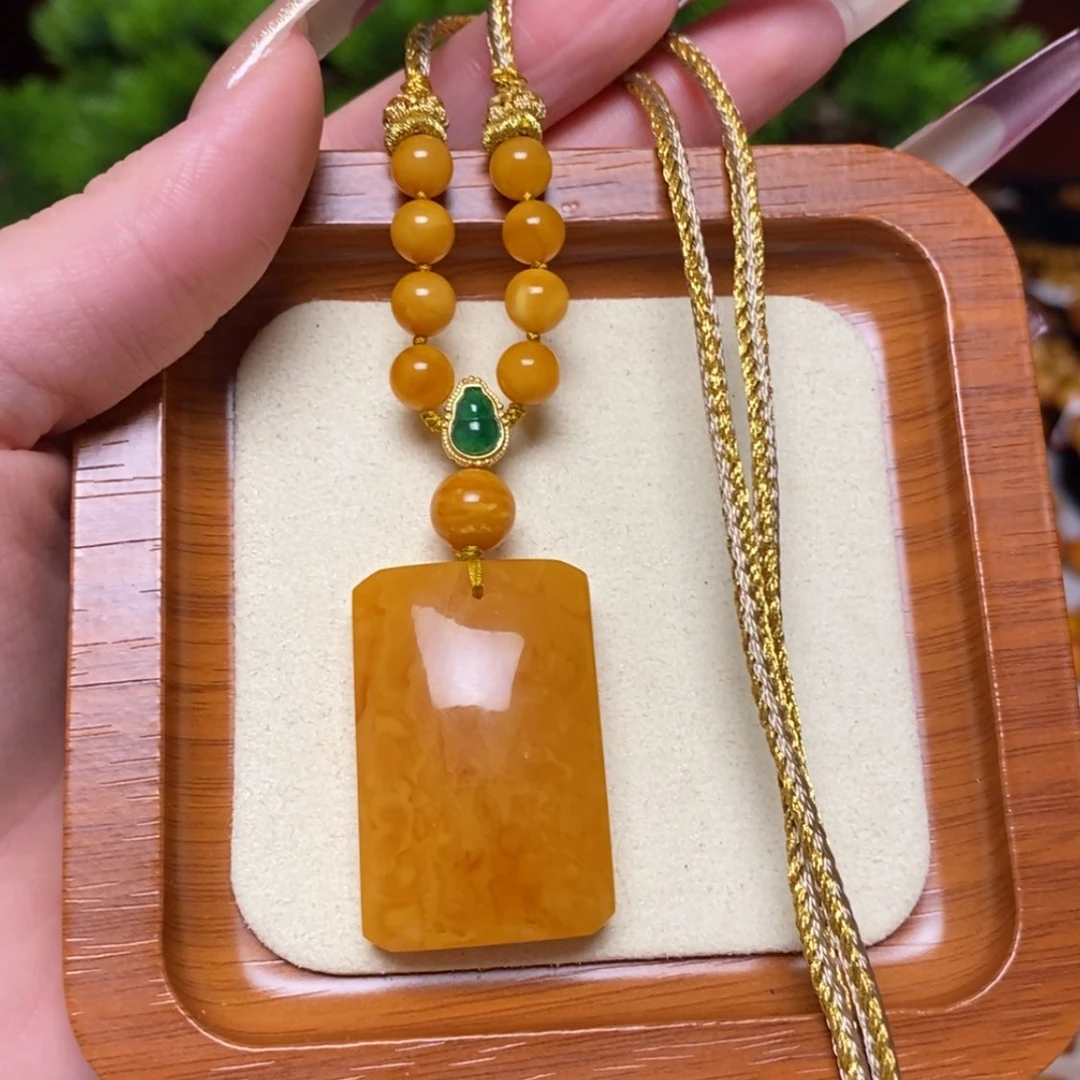 【闪购商品】蜜蜡颈饰未镶嵌项链