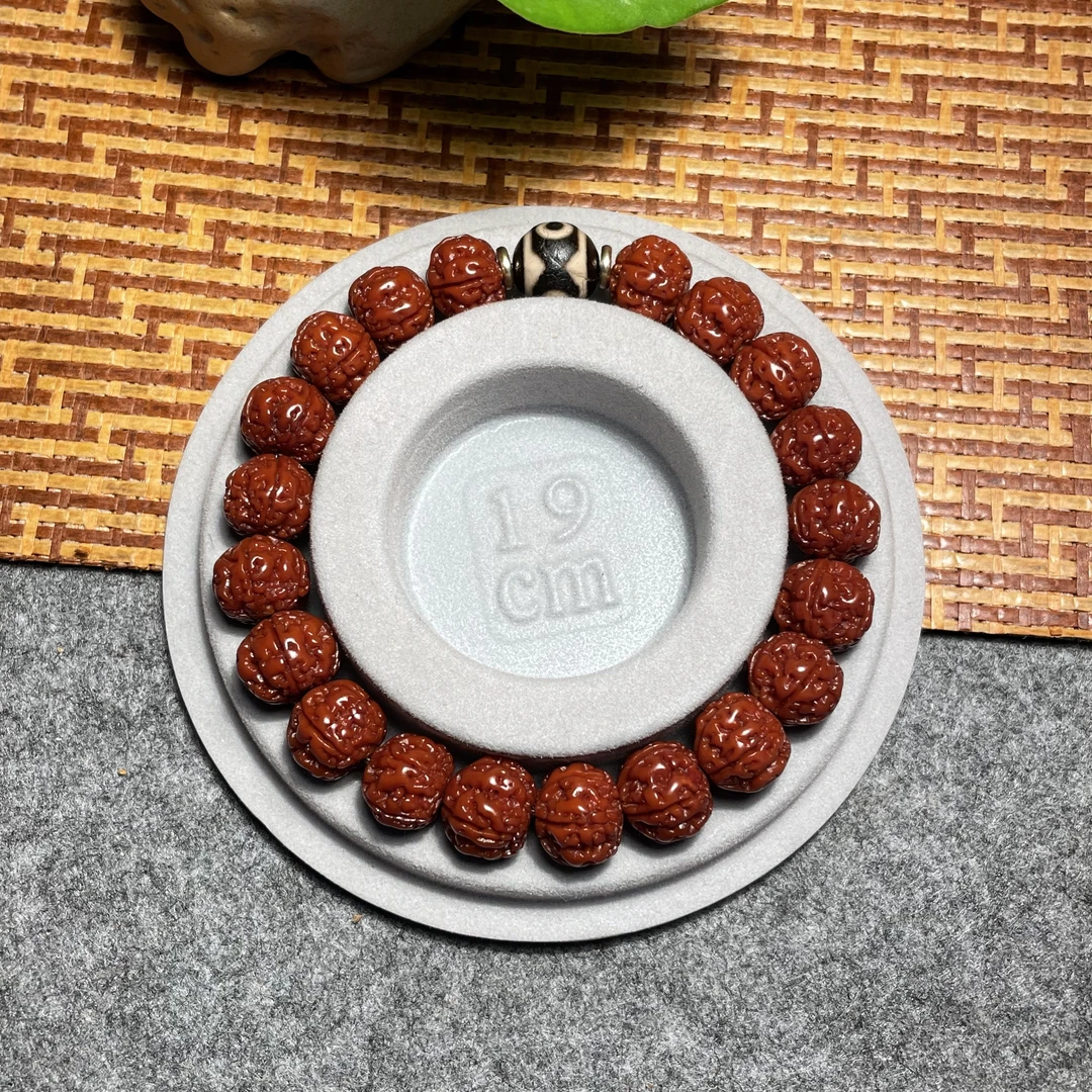 金刚菩提20颗手串文玩好物原桩一代肉龙金刚菩提机刷成品10-12mm±