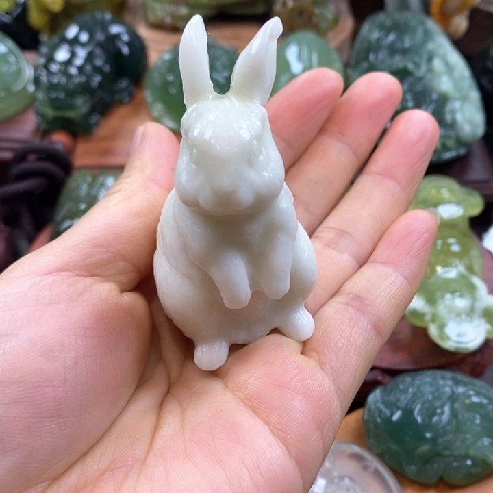 蛇纹石玉未镶嵌手把