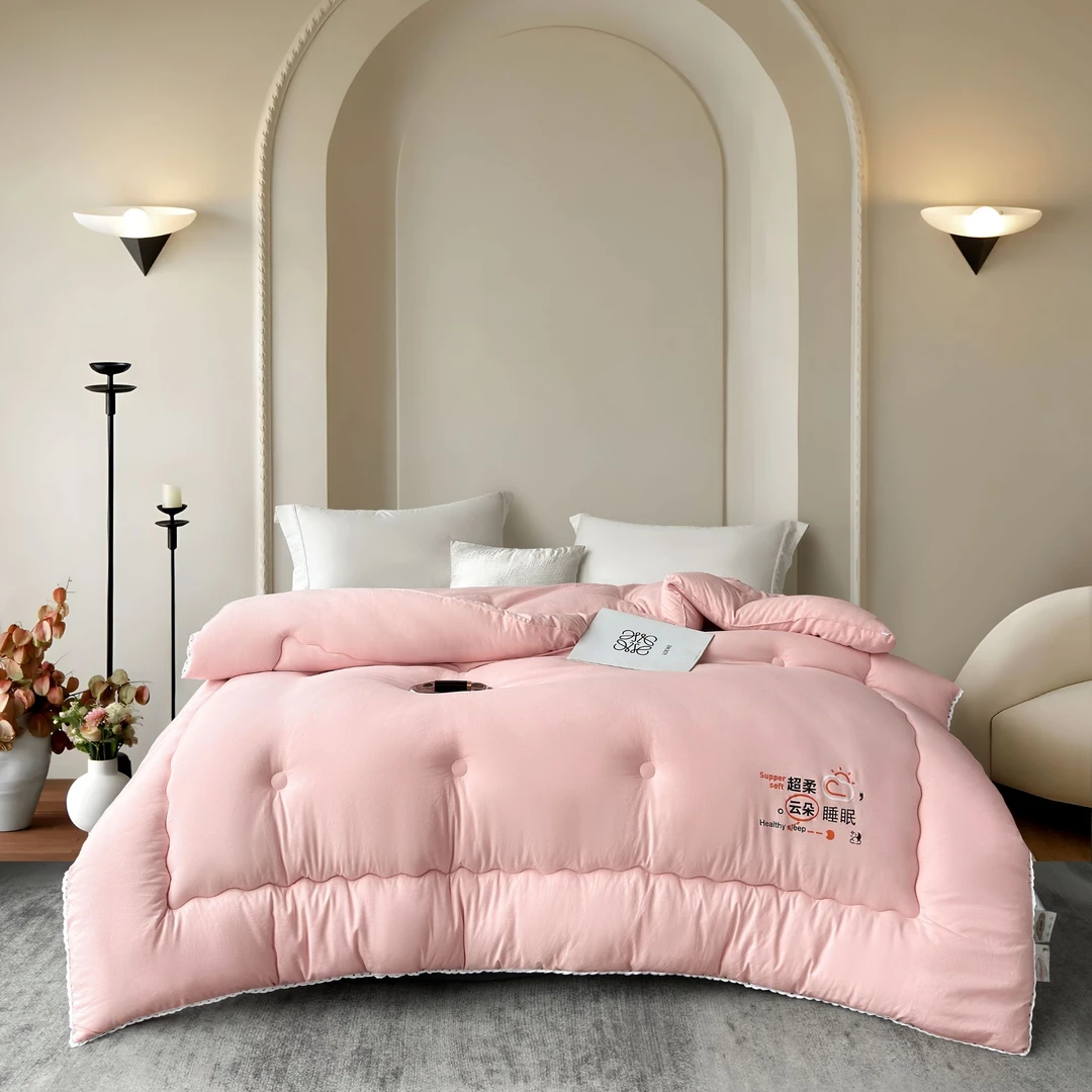 不老的爷爷JKS润肤烫画亲肤柔软舒适加厚亲肤工艺秋冬被zb云朵被