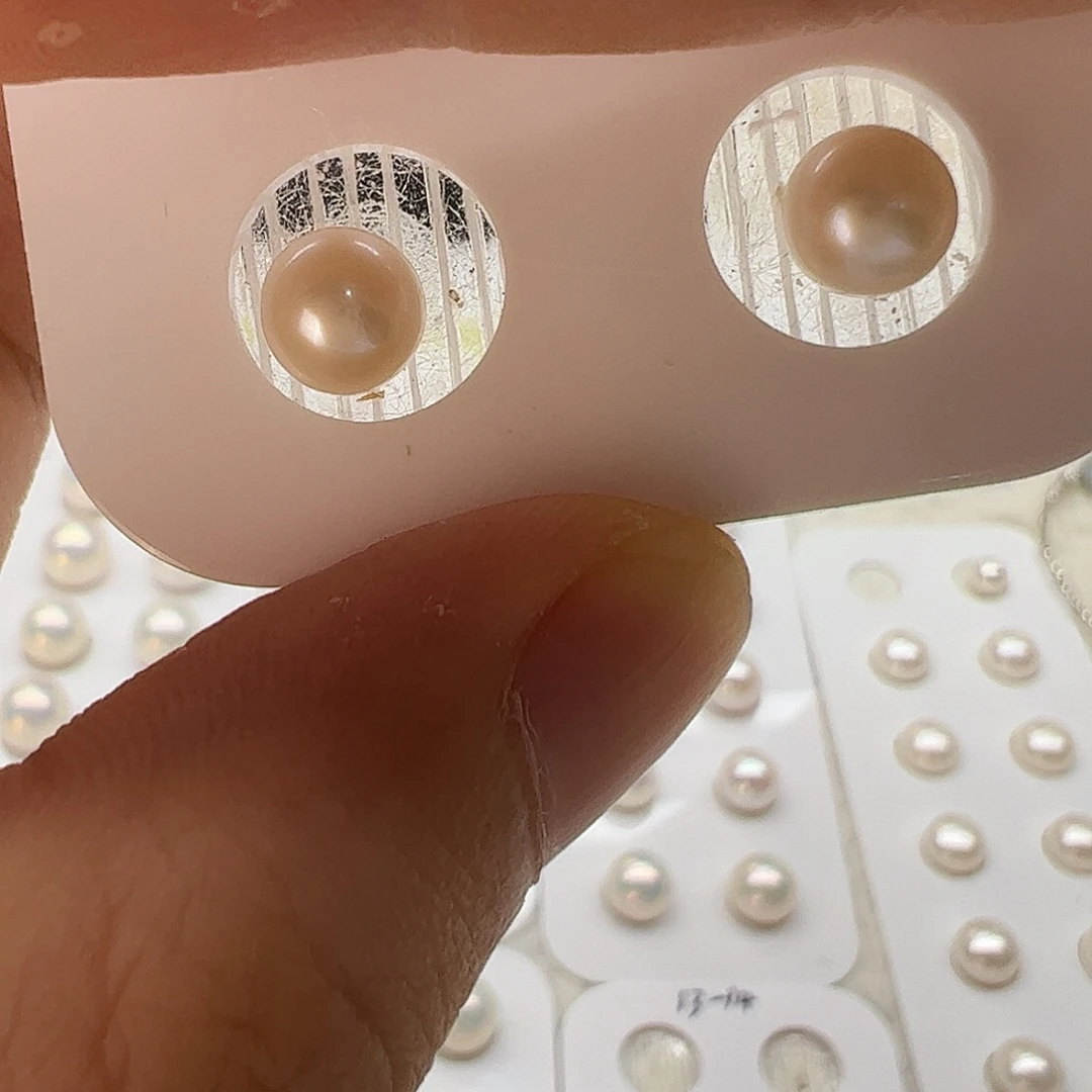 银S925镶嵌耳饰淡水珍珠