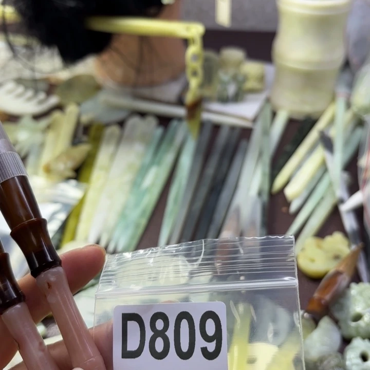 蛇纹石玉发饰合金那****言