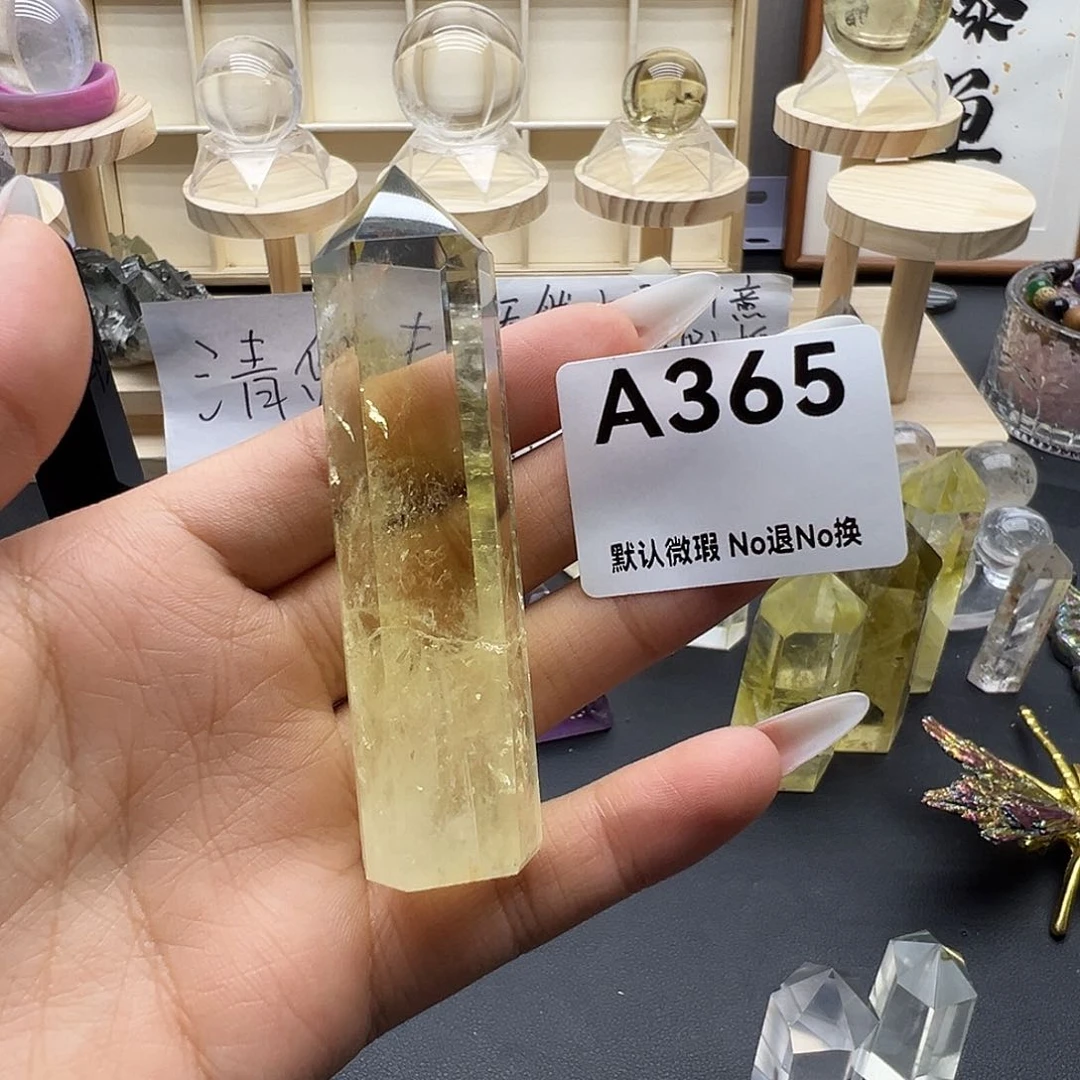 焦***妈水晶天然水晶半成品未镶嵌微瑕