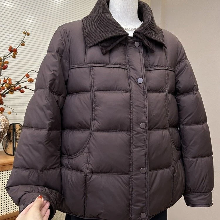 时尚妈妈装保暖锁温棉服外套冬季新款洋气宽松加厚棉衣中老年棉袄