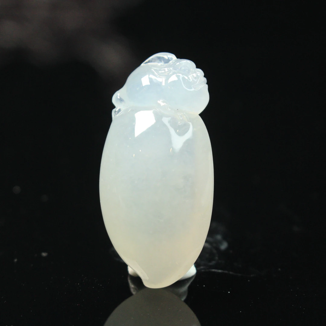 6ZB天然缅甸A货翡翠福瓜吊坠/701442嘉禾珍宝