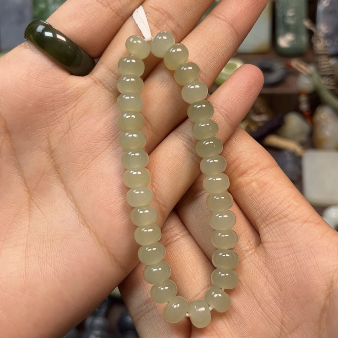 和田玉未镶嵌手链