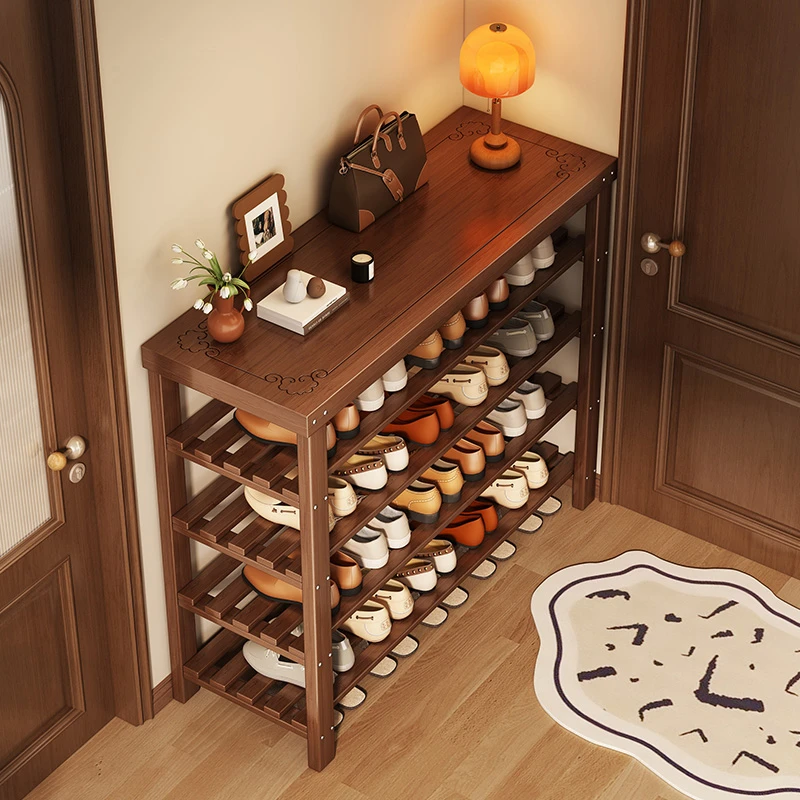 鞋架子置物架多层家用门口2025年新款换鞋凳出租房小户型收纳神器