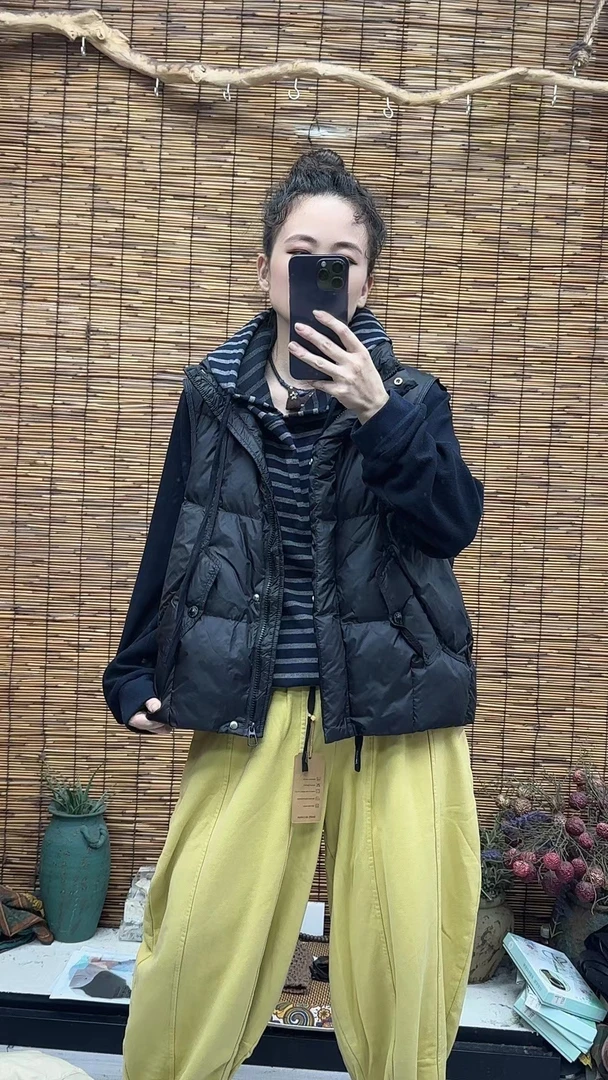 HY    净色斜口袋YR马夹