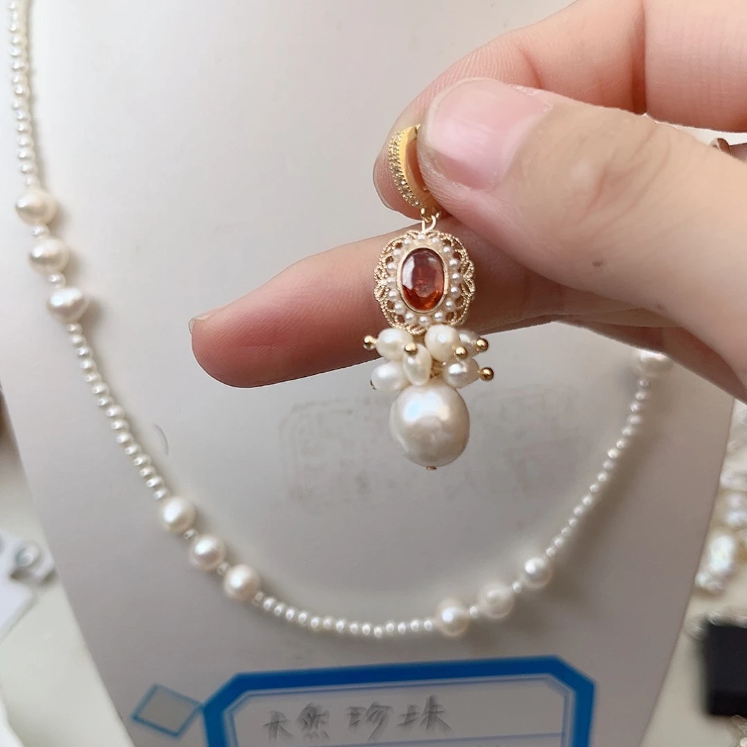 淡水珍珠未镶嵌颈饰