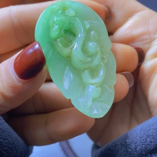 和田玉（糖玉）挂件未镶嵌