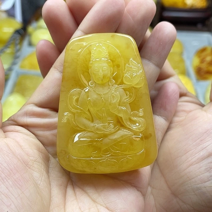 未镶嵌吊坠(不含链)琥珀