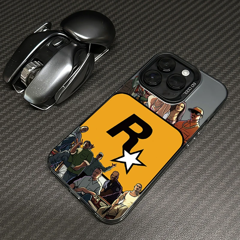 潮牌R星苹果16手机壳iphone15高级14promax磨砂13网红12适用11套