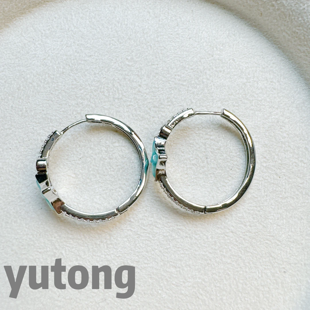 铜合金锆石耳饰 【雨桐轻奢饰品】设计款耳环YT02970