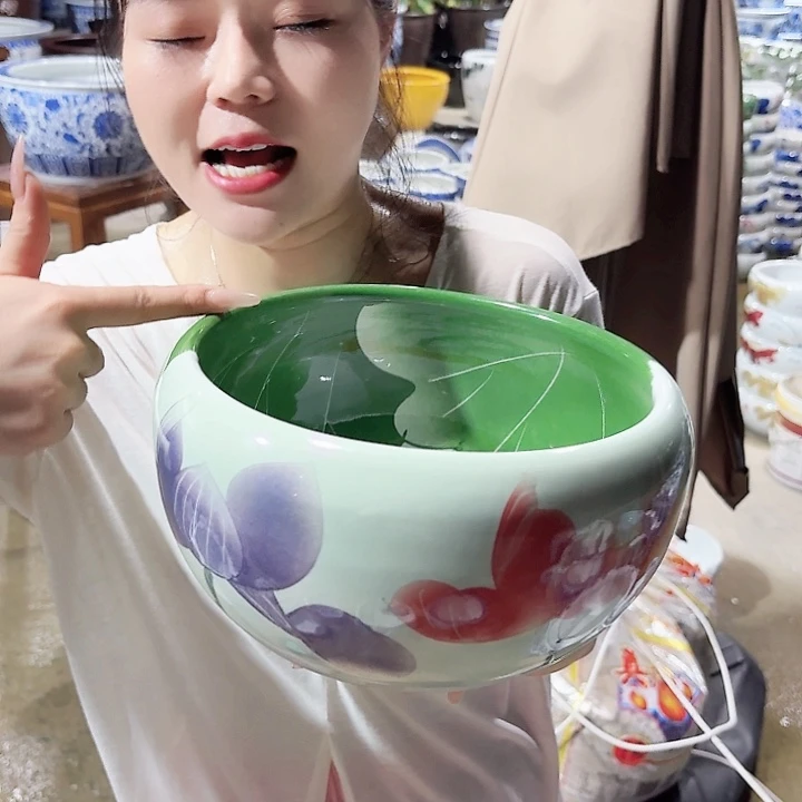 瓷片口径23厘米 高度13厘米