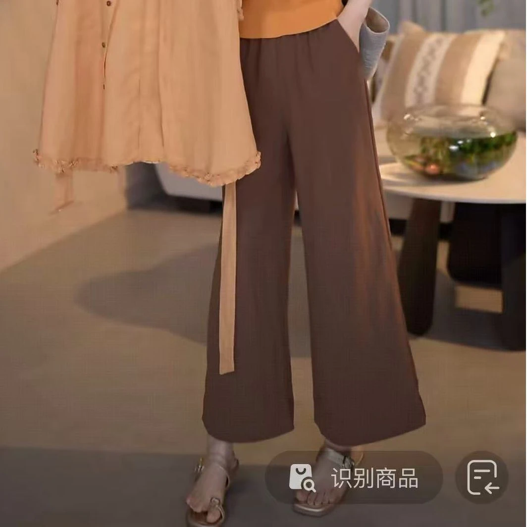 『舒适百搭M』简约设计款显瘦百搭时尚休闲裤3039